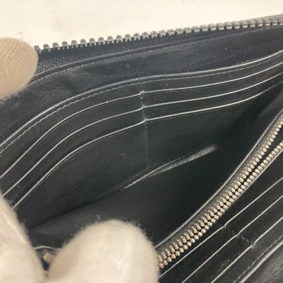 Dior KAWS collaboration Zip Around Long Wallet Long Wallet Nylon Black/pink - Picture 8 of 16